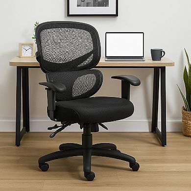 Multi-Function Task Chair, Mesh SereneSoft, Ratchet Back