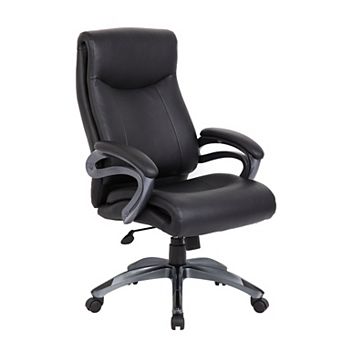Rolling Executive Chair, Faux Leather