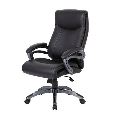 Rolling Executive Chair, Faux Leather