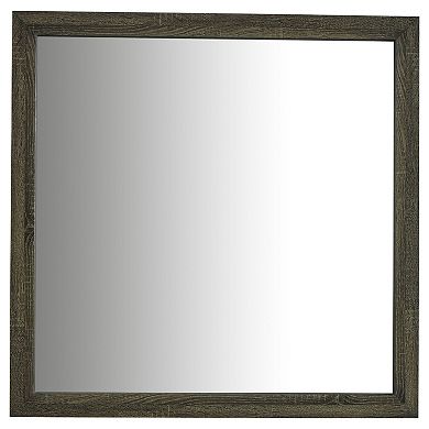 Reay Rectangular Dresser Mirror, Flat Glass Design