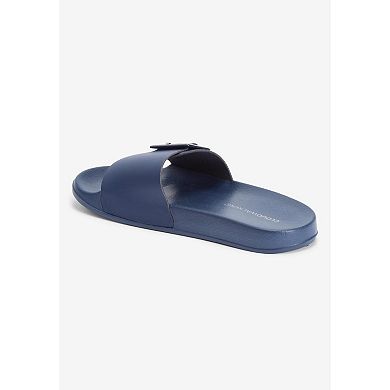 Comfortview Women's The Eva Slip On Slide Sandal