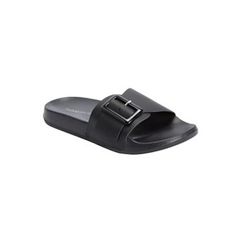 Comfortview Women's The Eva Slip On Slide Sandal