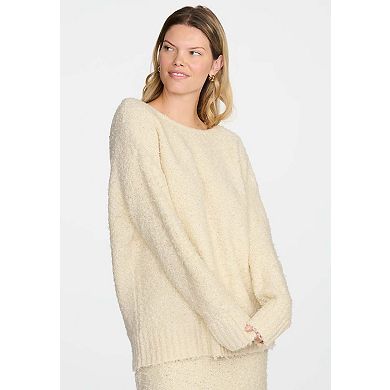 CUUP The Open-Back Sweater- Boucle