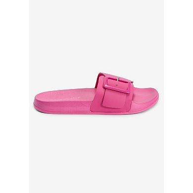 Comfortview Women's The Eva Slip On Slide Sandal