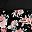 Black Pink Flower