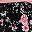 Pink Black Flower