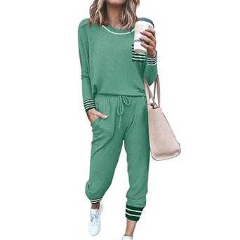 Ekouaer Valentine' Pajamas Set Women's Fall Pjs Soft 2 pc Long Sleeve Loungewear Lounge Set
