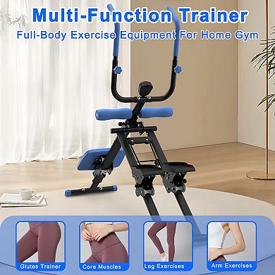 Merax Multifunctional 2-In-1 Stair Stepper And Ab Workout Machine