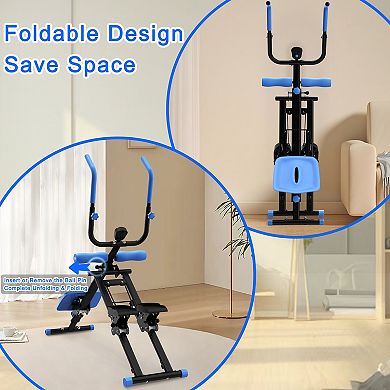 Merax Multifunctional 2-In-1 Stair Stepper And Ab Workout Machine