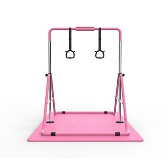 Merax Gymnastics Bar for Kids, Gymnastics Horizontal Bar with Adjustable Height Foldable Training