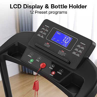 Merax Treadmill for Senior Foldable Exercise Treadmill with Stable and Safe Structural Design