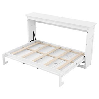 Merax Folding Murphy Bed with Cabinet