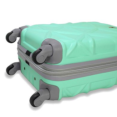 Gem 2-Piece Carry-On Spinner Weekender Bag