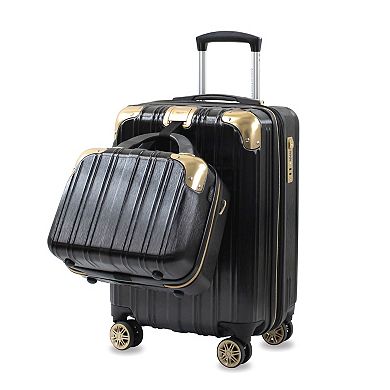 Melrose S 2-Piece TSA Anti-Theft Spinner Weekender Bag
