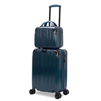 Melrose S 2 pc TSA Anti-Theft Spinner Weekender Bag