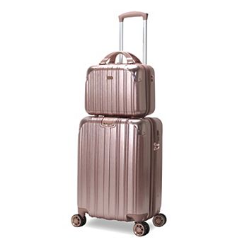 Melrose S 2 pc TSA Anti-Theft Spinner Weekender Bag