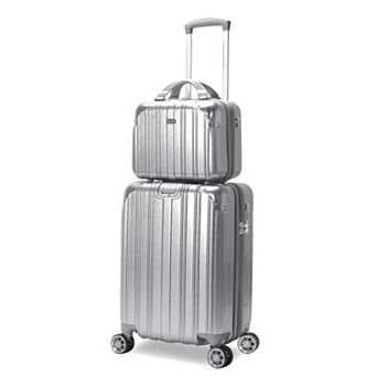 Melrose S 2 pc TSA Anti-Theft Spinner Weekender Bag