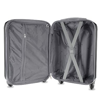 Varsity 2-Piece Carry-On Spinner Weekender Bag