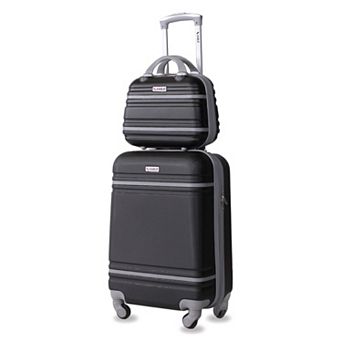 Varsity 2 pc Carry-On Spinner Weekender Bag