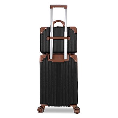 Tresor 2-Piece Carry-On Spinner Weekender Bag