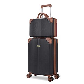 Tresor 2 pc Carry-On Spinner Weekender Bag