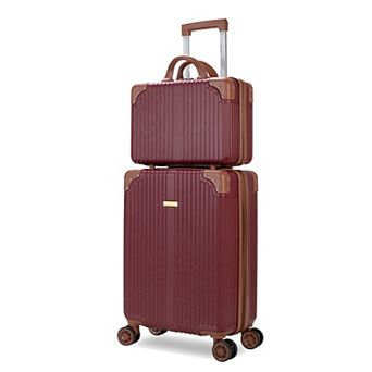Tresor 2 pc Carry-On Spinner Weekender Bag