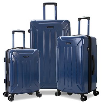 Optimus 3 pc Hardside Expandable Spinner Trunk Luggage Set