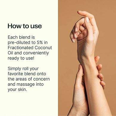 Plant Therapy Pain Support Essential Oil Blend Roll On 3 Set