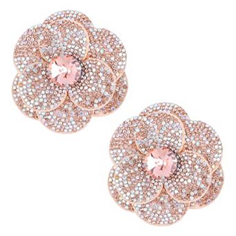 2 pc Women's Rose Flower Shoe Clips Detachable Wedding Shoe Embellishment for Flats