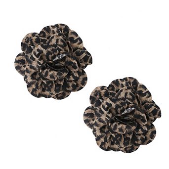 2 pc Women's Rose Flower Shoe Clips Detachable Wedding Shoe Embellishment for Flats