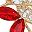 Red Square Rhinestone