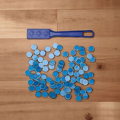 Magnetic Bingo Wand Set with 100 Chips for Family Games and Classroom Fun