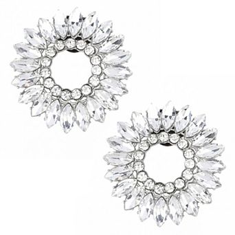 2 pc Women's Rhinestone Shoe Clips Detachable Crystal Shoe Buckle Clips for Party