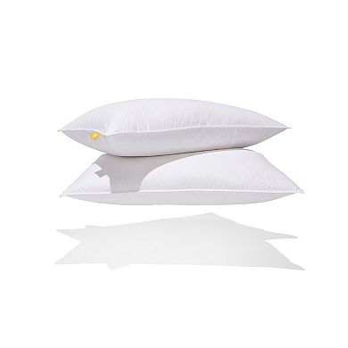 2 Pack Down Perfect™ White Feather & Down Pillows - Medium Support