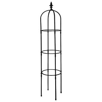 Outdoor Plant Support Obelisk Trellis for Patio Flower Beds and Gardens