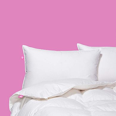 2 Pack White Down Pillows - Soft Support