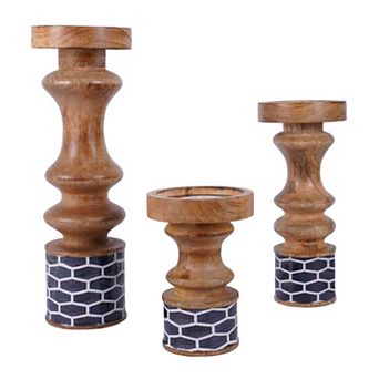Pillar Candleholder Set Enamel