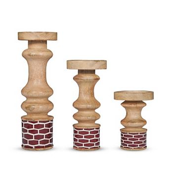 Pillar Candleholder Set Enamel