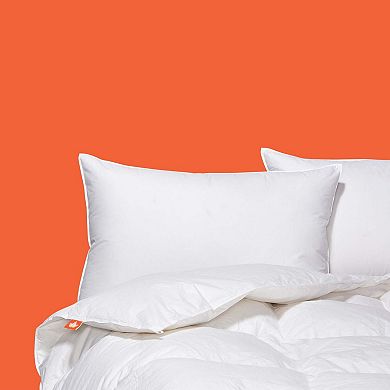 625 Loft White Down Pillow - Firm Support