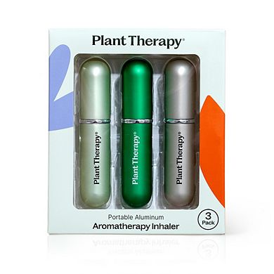 Plant Therapy Aromatherapy Inhalers 3-Pack - Multi-Color