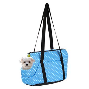 Polka Dots Dog Purse Carriers with Crossbody Strap 1 pc