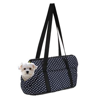 Polka Dots Dog Purse Carriers with Crossbody Strap 1 pc