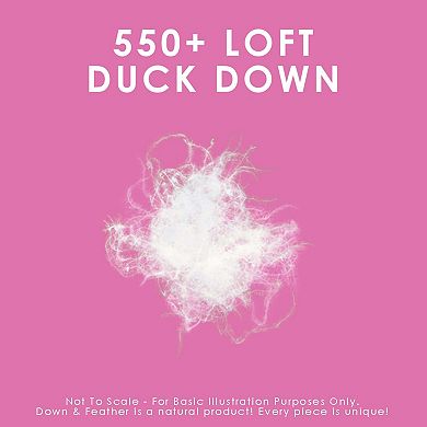 White Down Duvet - Summer Weight