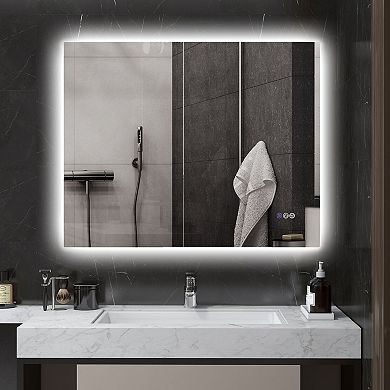 LED Bathroom Vanity Mirror with Adjustable Brightness and Color Temperatures