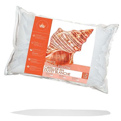 625 Loft White Down Pillow - Soft Support