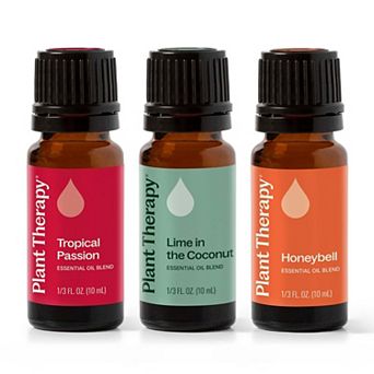 Plant Therapy Tropical Scents Home 3 Essential Oil Set