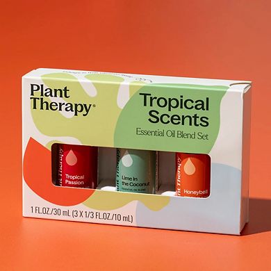 Plant Therapy Tropical Scents Home 3 Essential Oil Set