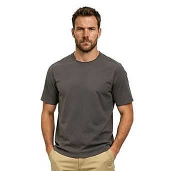 Men's Crewneck Short Sleeve Relaxed-Fit Casual Soft Tee