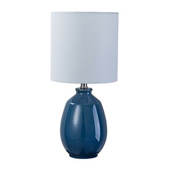 C Cattleya 19-Inch Ceramic Table Lamp with Shade