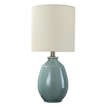C Cattleya 19-Inch Ceramic Table Lamp with Shade